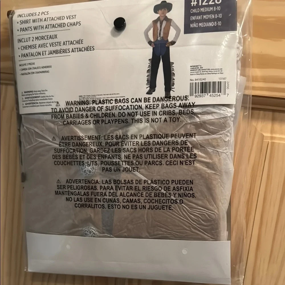 Cowboy Costume for Kids - Brown and Black